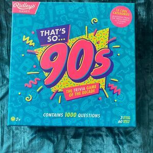 Ridley That's so 90's games